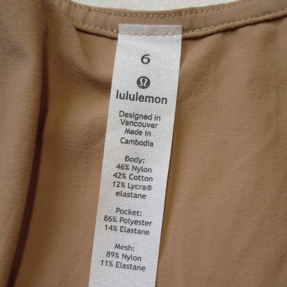 NWT Lululemon Shift in Time Jumpsuit in Beech Wood 6 $148 - Picture 4 of 5